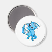 Shoyru Blue Magnet (Vorderseite/Rückseite)