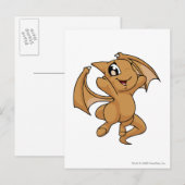 Shoyru Brown Postkarte (Vorne/Hinten)
