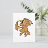 Shoyru Brown Postkarte (Stehend Vorderseite)