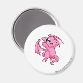 Shoyru Pink Magnet (Vorderseite/Rückseite)