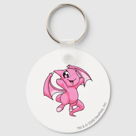 Shoyru Pink Schlüsselanhänger (Vorderseite)