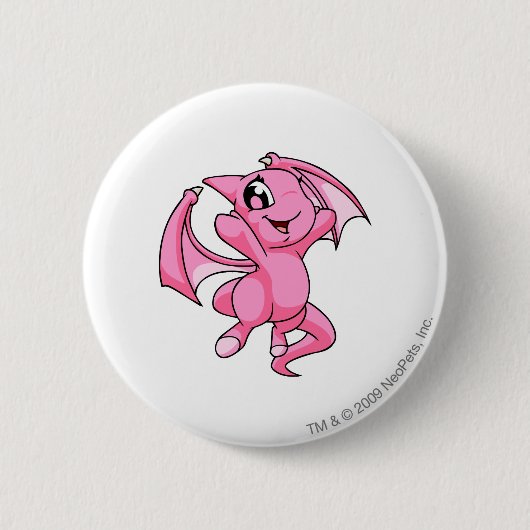 Shoyru Rosa Button (Vorderseite)