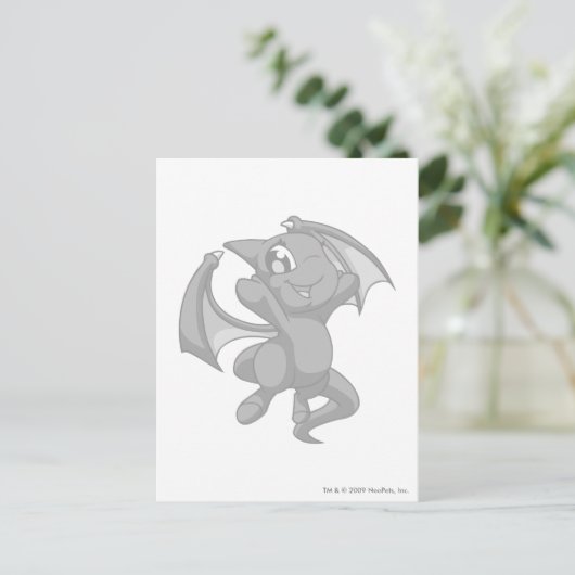 Shoyru Silver Postkarte (Stehend Vorderseite)