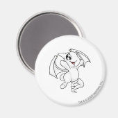 Shoyru White Magnet (Vorderseite/Rückseite)