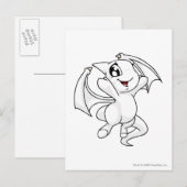 Shoyru White Postkarte (Vorne/Hinten)