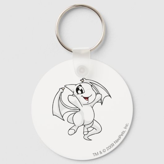 Shoyru White Schlüsselanhänger (Vorderseite)