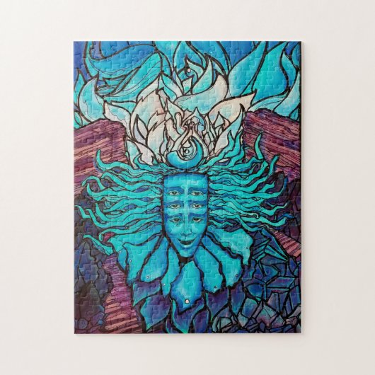 Shpongle Red Rocks Fanart Puzzle by SpaceCake (Vertikal)