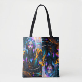 Shpper-Tasche Neon Girl-Design Tasche
