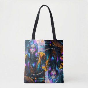 Shpper-Tasche Neon Girl-Design Tasche