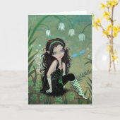 Shramrock Fairy Greeting Card Karte (Gelbe Blume)