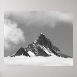 Shreckhorngipfel, 3741 m. von Faulhorn, Poster
