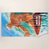 Shred 1 Beach Handtuch (Vorderseite)