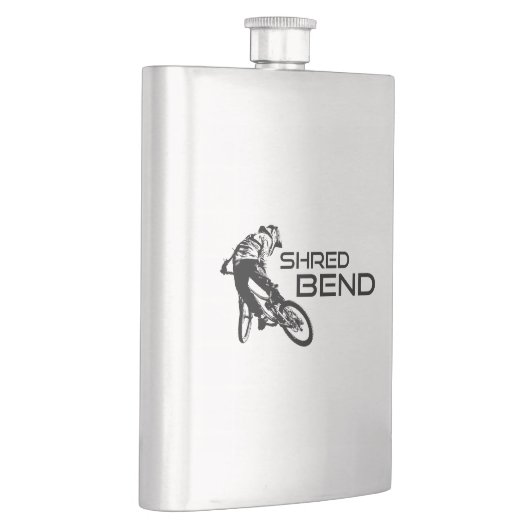 Shred Bend Oregon Mountain Biking Flachmann (Rechts)