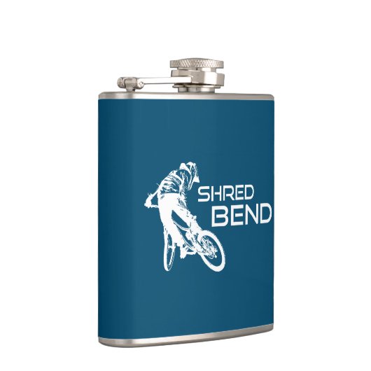 Shred Bend Oregon Mountain Biking Flachmann (Rechts)