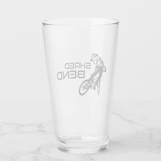 Shred Bend Oregon Mountain Biking Glas (Rückseite)