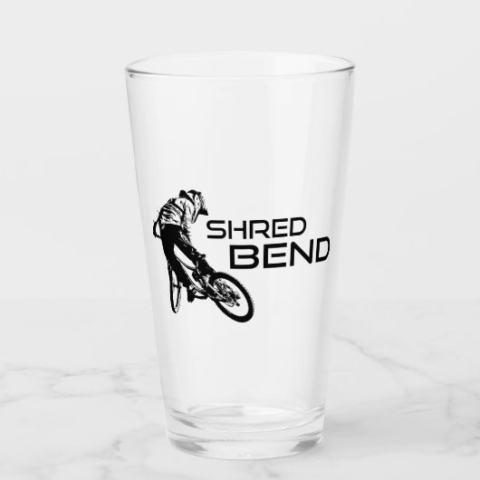 Shred Bend Oregon Mountain Biking Glas (Vorderseite)