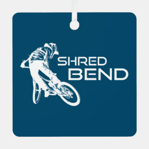 Shred Bend Oregon Mountain Biking Ornament Aus Metall