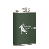 Shred Bentonville Arkansas Mountain Biking Flachmann (Rechts)