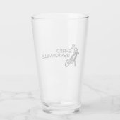 Shred Bentonville Arkansas Mountain Biking Glas (Rückseite)