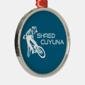 Shred Cuyuna Minnesota Ornament Aus Metall (Rechts)
