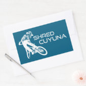 Shred Cuyuna Minnesota Rechteckiger Aufkleber (Umschlag)