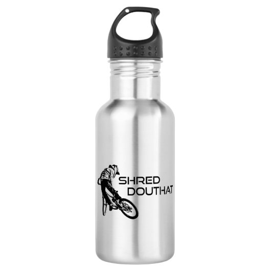 Shred Douthat Staat Park Virginia Mountain Biking Edelstahlflasche (Vorderseite)