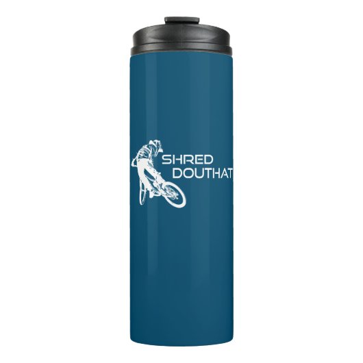 Shred Douthat Staat Park Virginia Mountain Biking Thermosbecher (Vorderseite)
