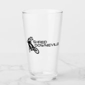 Shred Downieville California Mountain Biking Glas (Vorderseite)