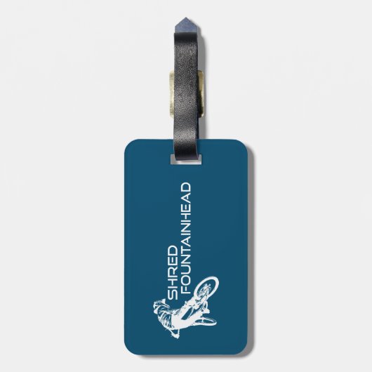 Shred Fountainhead Virginia Mountain Biking Gepäckanhänger (Rückseite vertikal)
