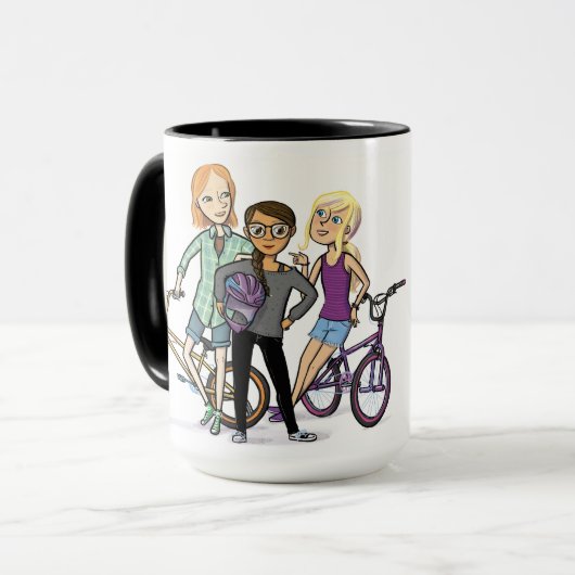 Shred Girls Tasse (Vorderseite Links)