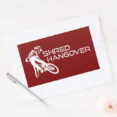 Shred Hangover Arizona Mountain Biking Rechteckiger Aufkleber (Umschlag)