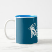 Shred Hangover Arizona Mountain Biking Zweifarbige Tasse (Links)
