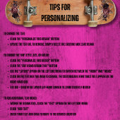 Shred like a Girl Skateboarding Birthday Card Karte