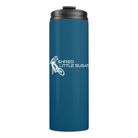 Shred Little Sugar Arkansas Mountain Biking Thermosbecher (Vorderseite)