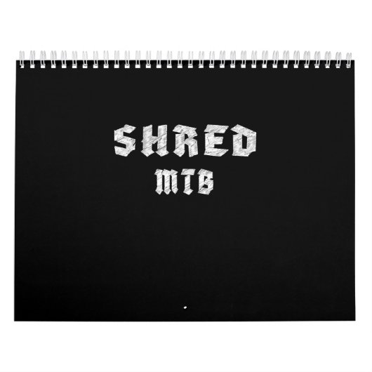 Shred Mtb Mountain Biking Kalender (Titelbild)