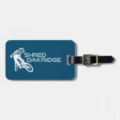 Shred Oakridge Oregon Mountain Biking Gepäckanhänger (Vorderseite horizontal)