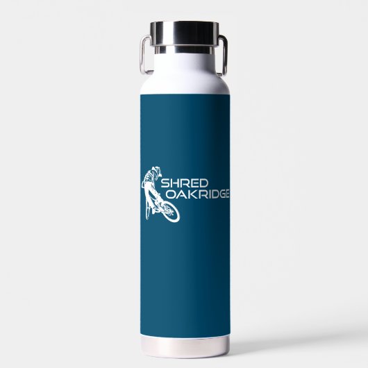 Shred Oakridge Oregon Mountain Biking Trinkflasche (Vorne)