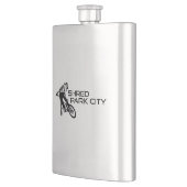 Shred Park City Utah Mountain Biking Flachmann (Links)