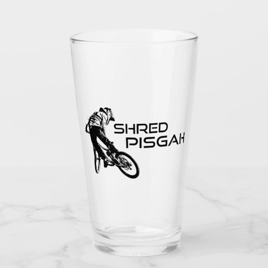 Shred Pisgah North Carolina Mountain Biking Glas (Vorderseite)