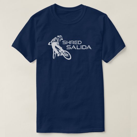 Shred Salida Colorado Mountain Biking T-Shirt (Design vorne)