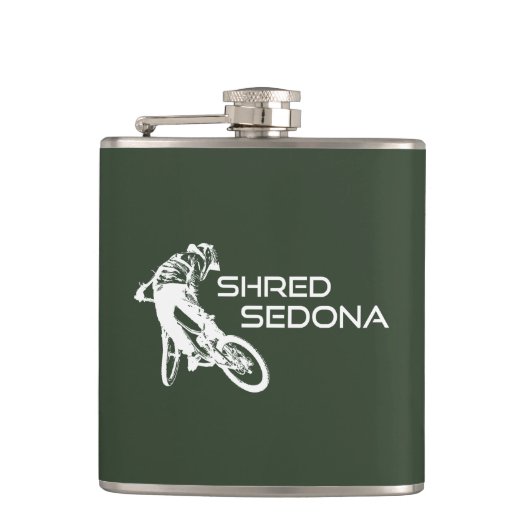 Shred Sedona Arizona Flachmann (Vorderseite)