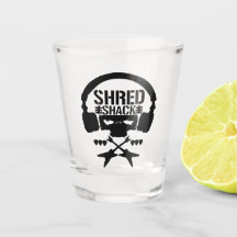 Shred Shack "Bullet Club Parody" Logo Shootglas