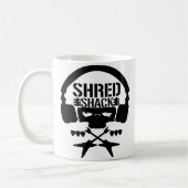 Shred Shack "Bullet Club Parody"-Logo-Tasse Kaffeetasse (Links)