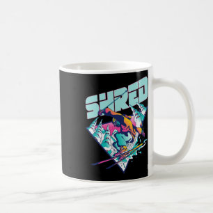 Shred-Shirt Vintage Freestyle Skate 80er Kostüm Re Kaffeetasse