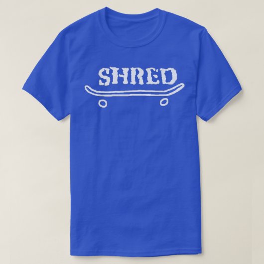Shred Skateboard Graffiti T-Shirt (Design vorne)