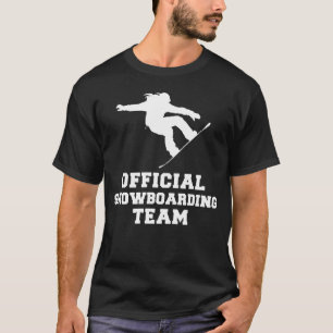 Shred & Smile - Offizielles Snowboarding Team T-Sh T-Shirt