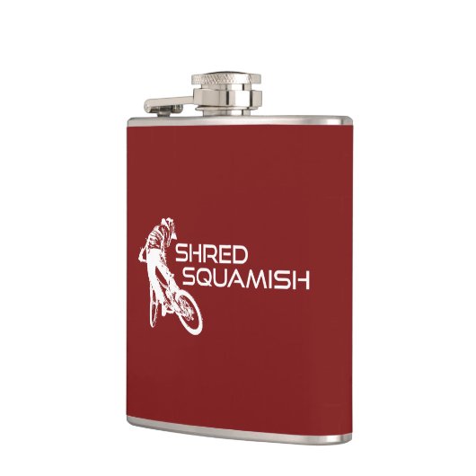 Shred Squamish Mountainbiking Flachmann (Links)