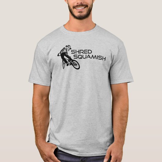 Shred Squamish Mountainbiking T-Shirt (Vorderseite)