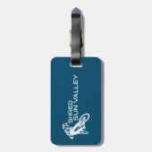 Shred Sun Valley Idaho Mountain Biking Gepäckanhänger (Rückseite vertikal)