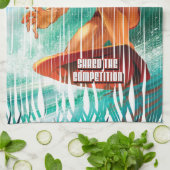 Shred the Competition 1 Kitchen Handtücher (Gefaltet)